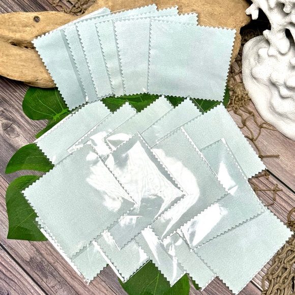 Individually Wrapped Blank Jewelry Cleaning Polishing Cloths Resellers Gifts Lot - Picture 12 of 16